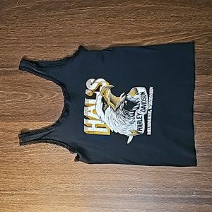 Vintage Harley Davidson 1990s tank screen print front and back Rare EUC!